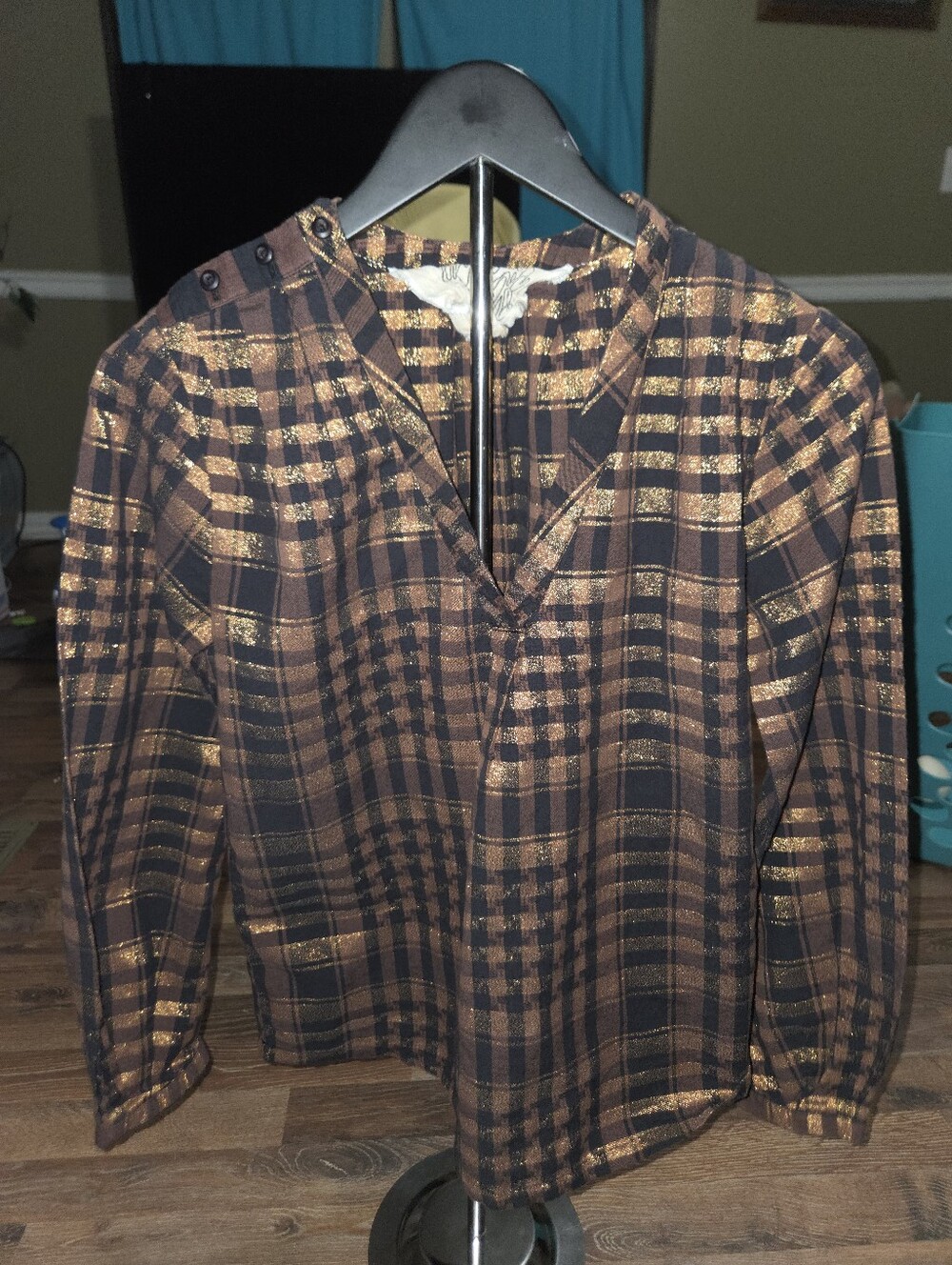 Ace & Jig Plaid Womens Xs New But Washed